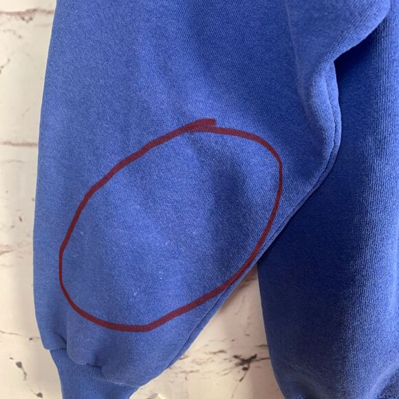 Vintage Kentucky Wildcats Sherpa Lined Zip Hoodie Blue Size Large Sporty Fan - Picture 8 of 12